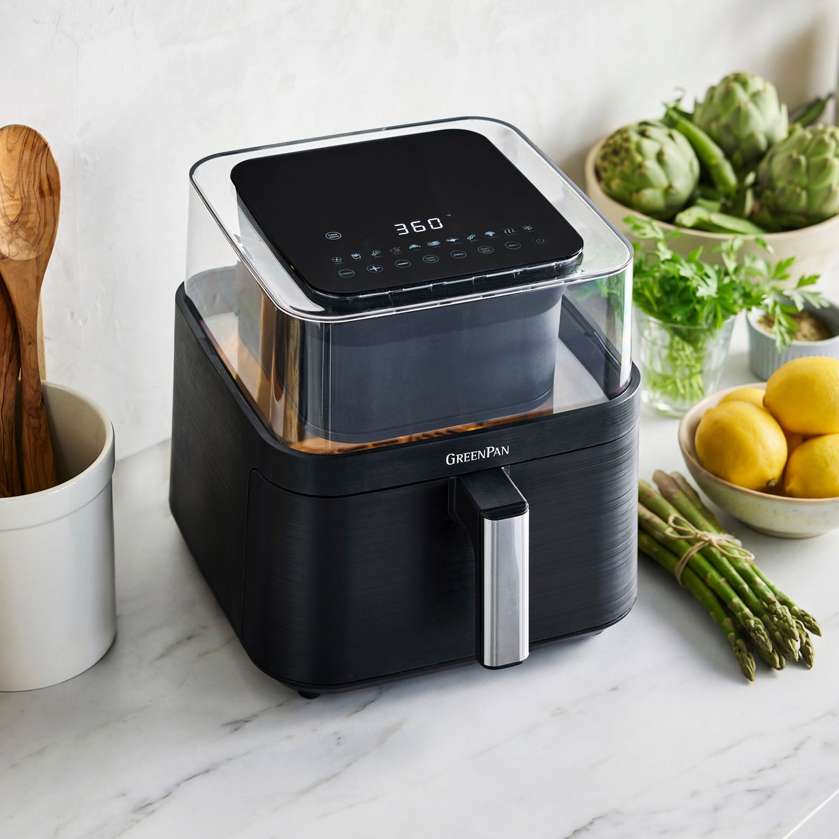 Bistro 7-Quart 360° Clear View Air Fryer