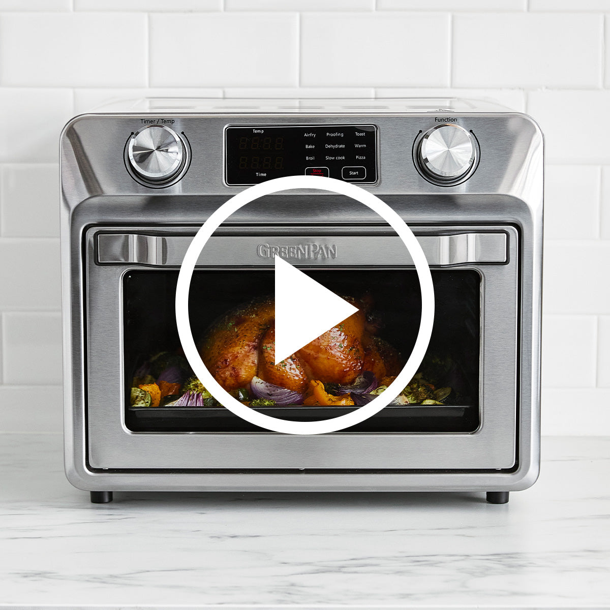 Bistro 9-in-1 Air Fryer Toaster Oven
