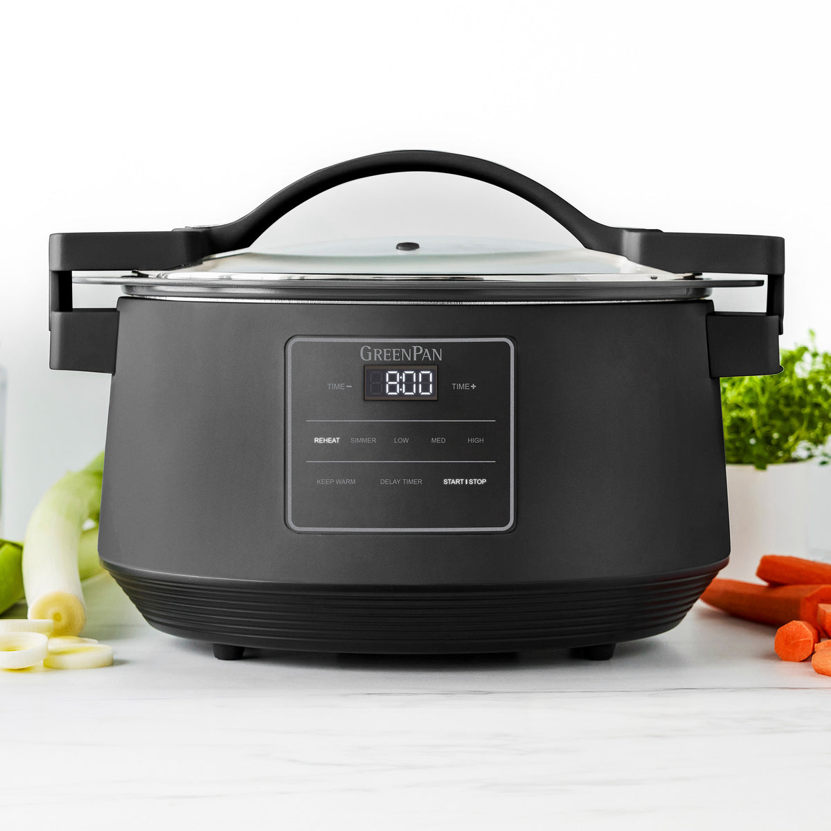 8-Quart Locking Lid Slow Cooker | Graphite
