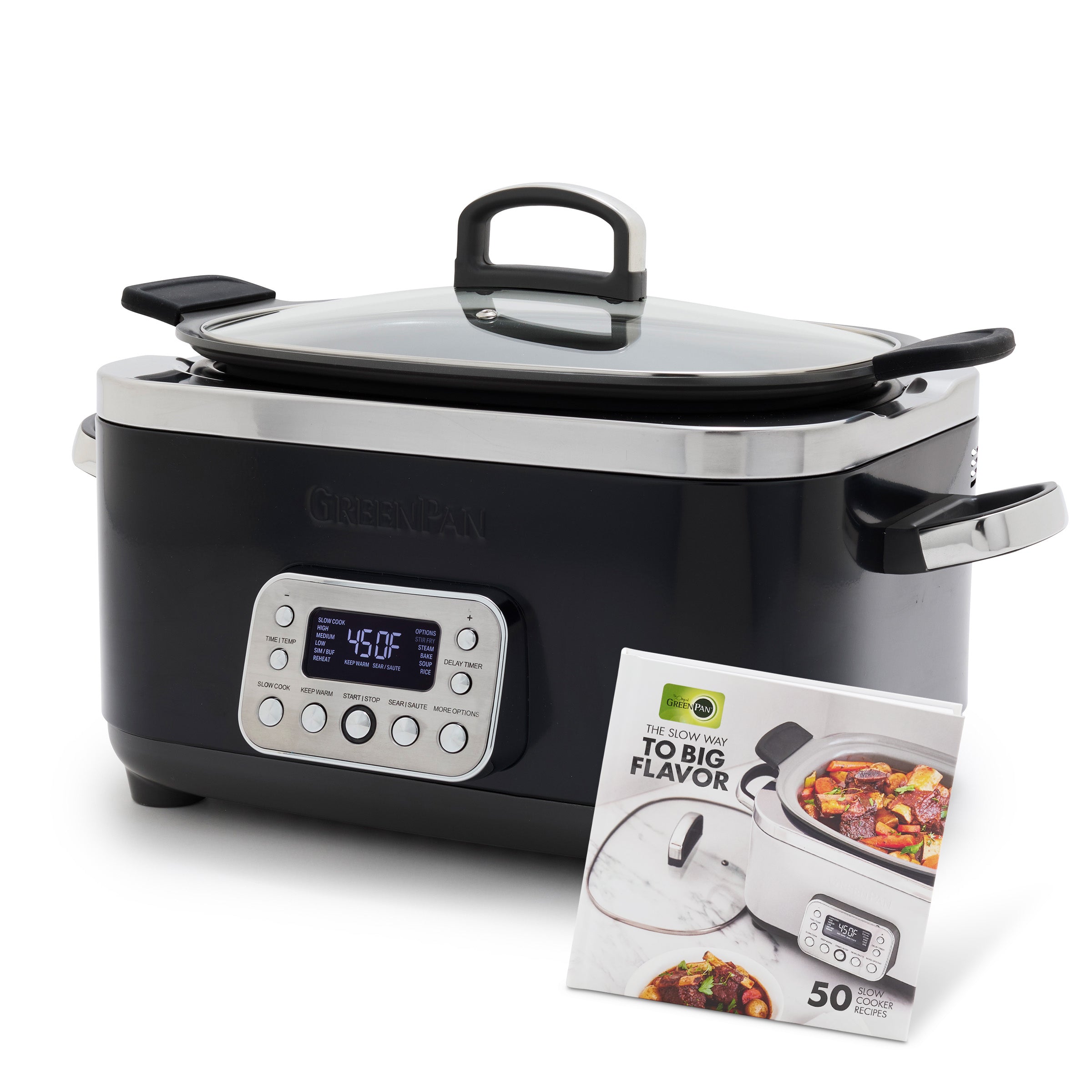 Elite 14-in-1 6-Quart Slow Cooker | Black