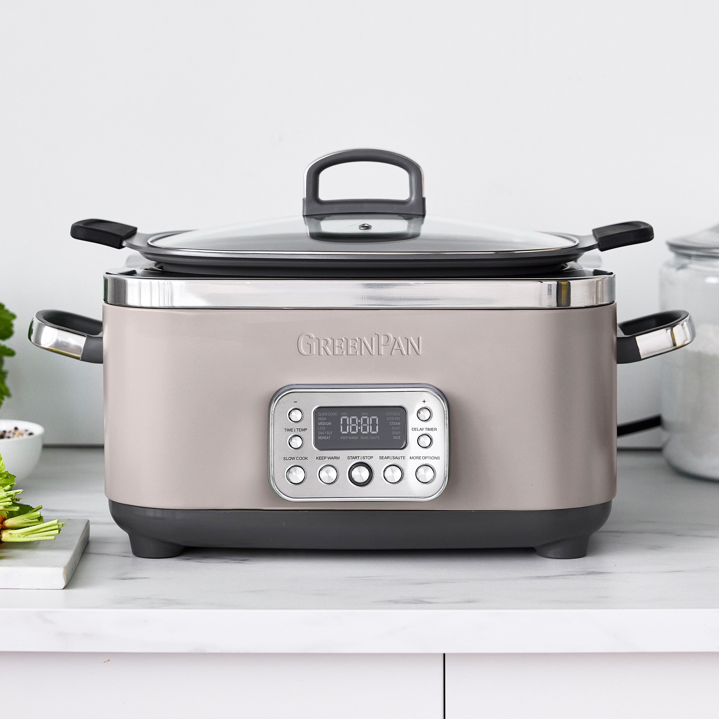 Elite 14-in-1 6-Quart Slow Cooker | Clay