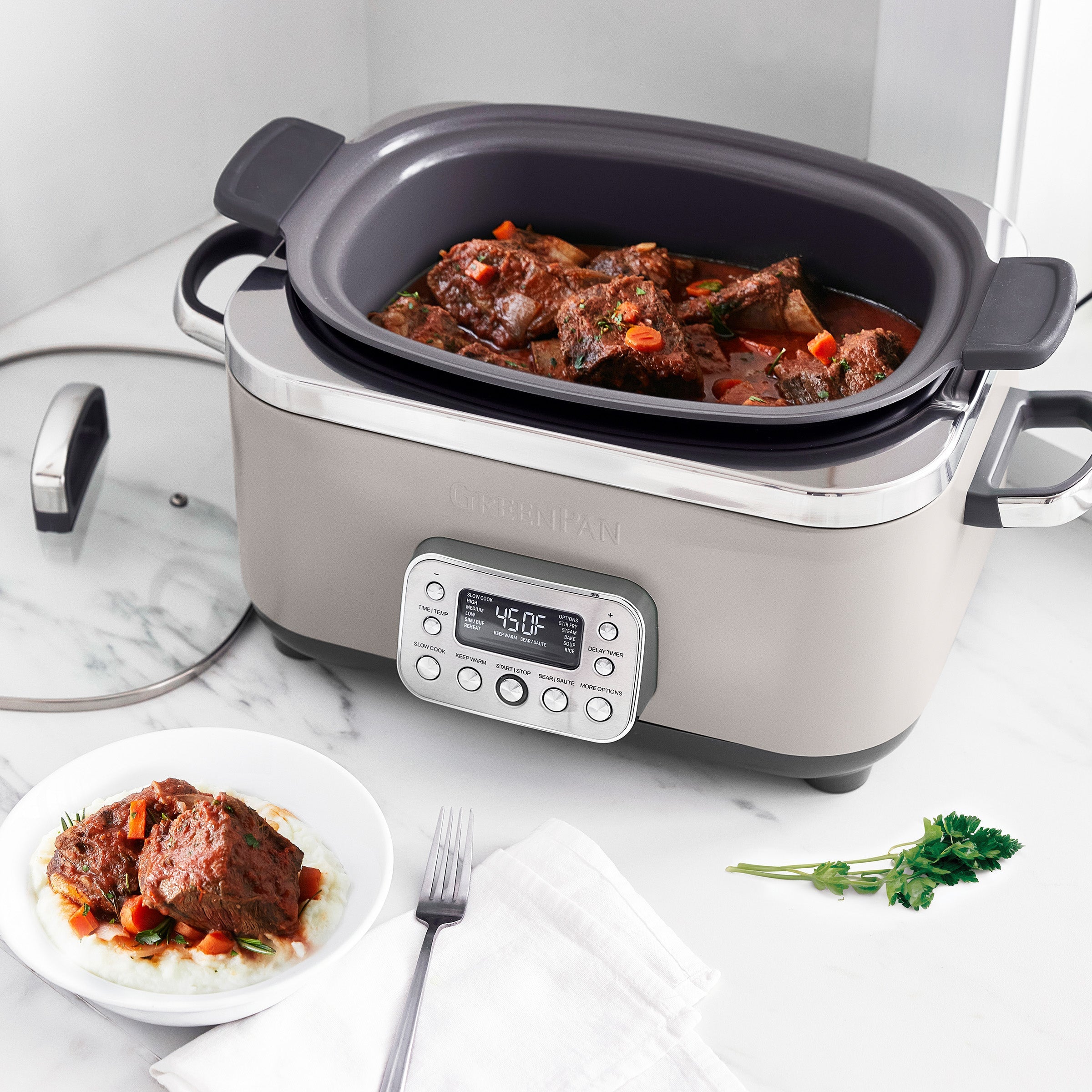 Elite 14-in-1 6-Quart Slow Cooker | Clay