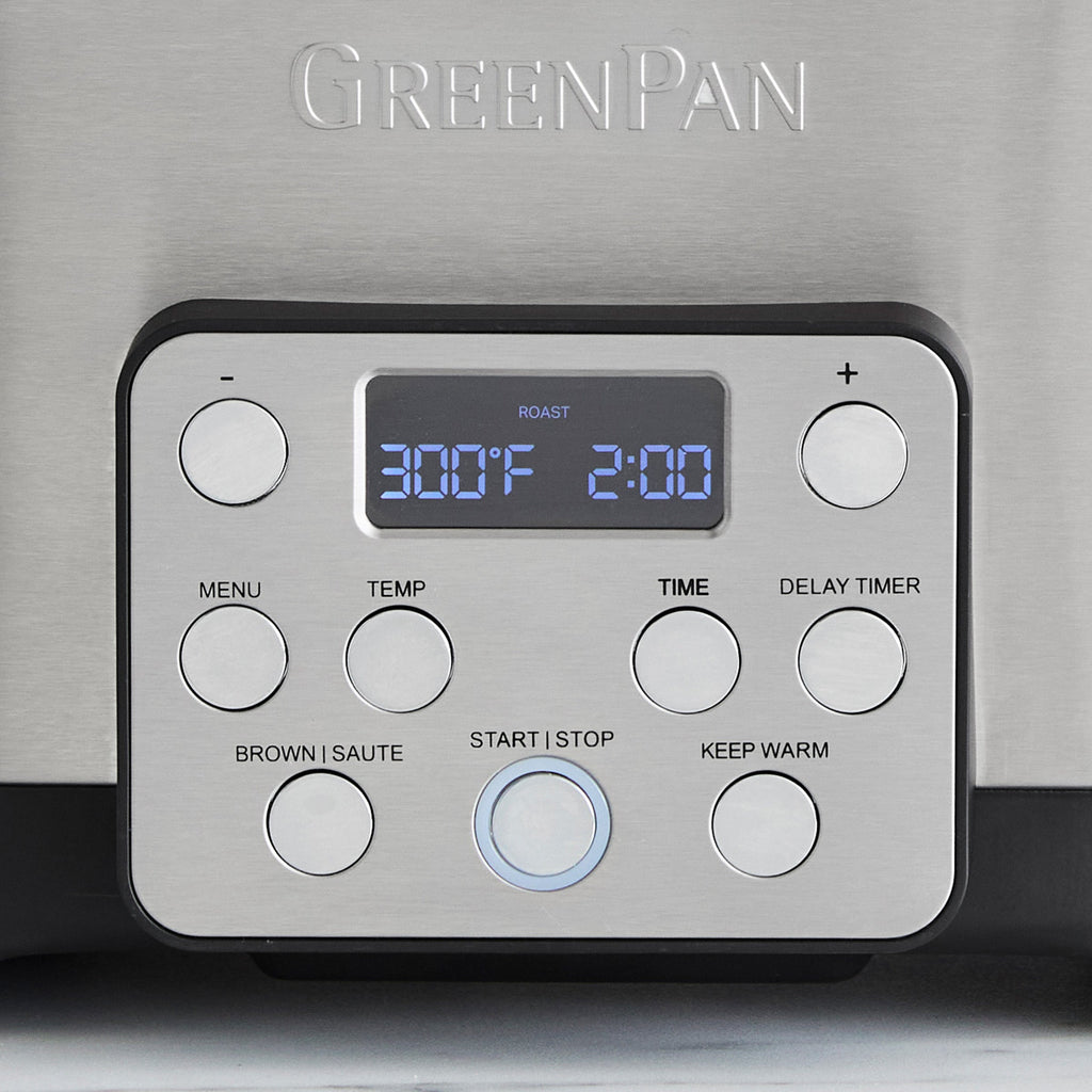 7-in-1 6-Quart Slow Cooker with In-Pot Browning | Stainless Steel