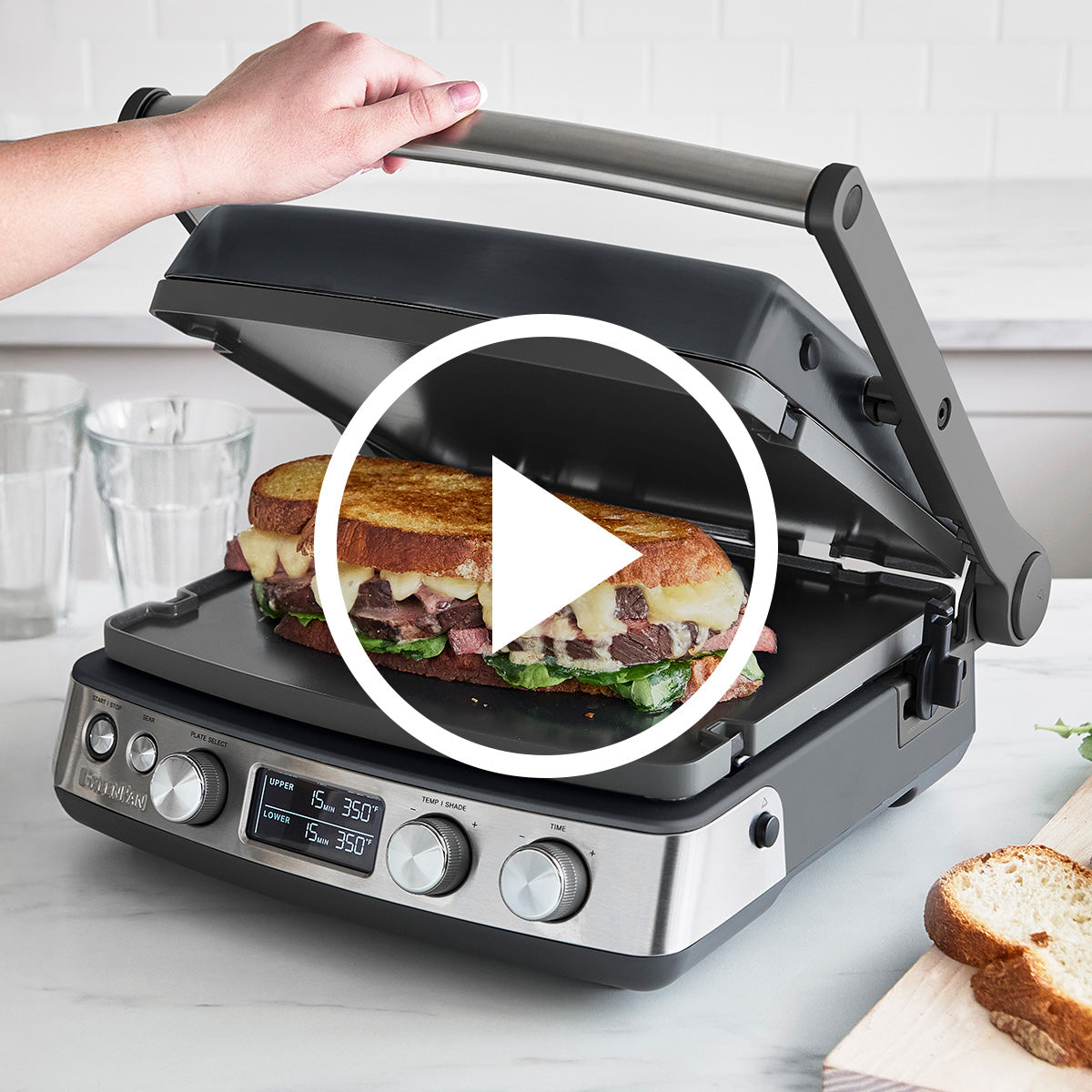 Elite Multi Grill & Griddle | Graphite